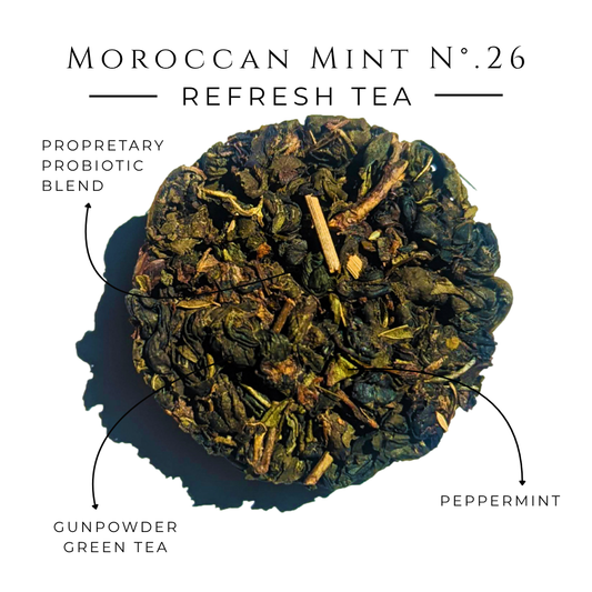 Moroccan Mint No. 26 | Loose Leaf Green Tea Disc