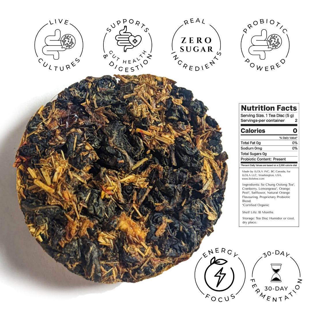 Citrus Punch No. 53 – Citrus Probiotic Oolong Tea Discs