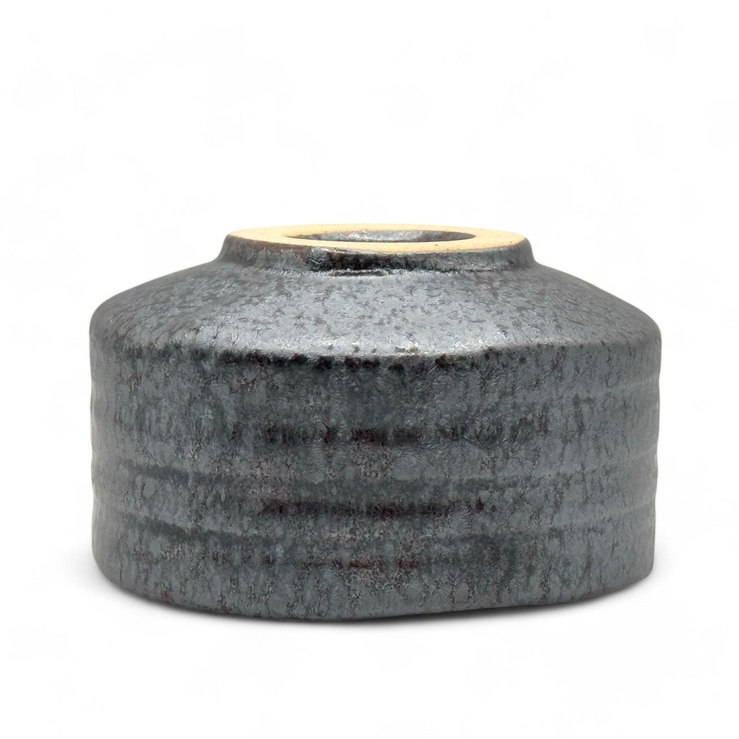 Kabura Gray Mino-yaki Chawan - Japanese Matcha Bowl