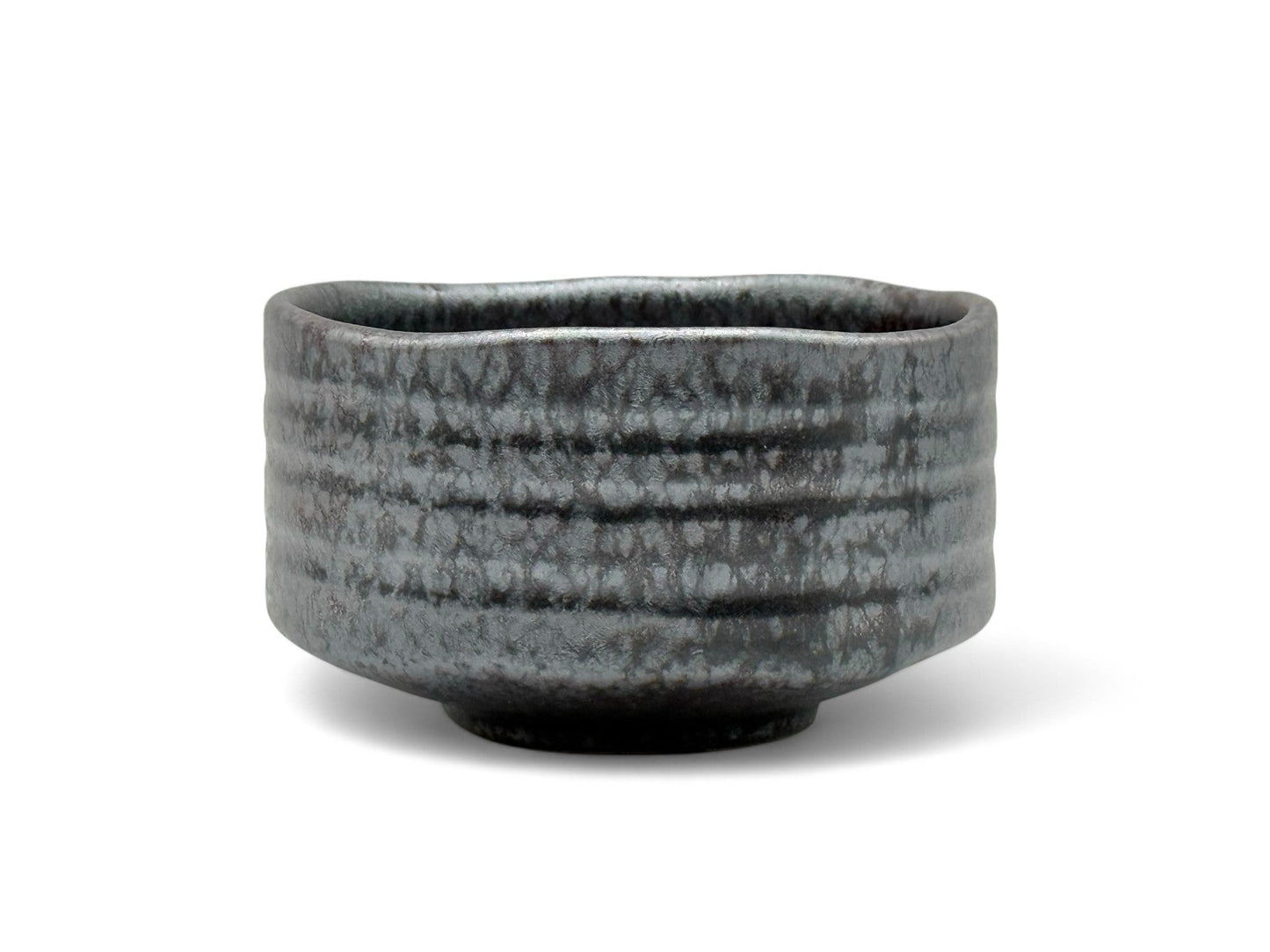 Kabura Gray Mino-yaki Chawan - Japanese Matcha Bowl