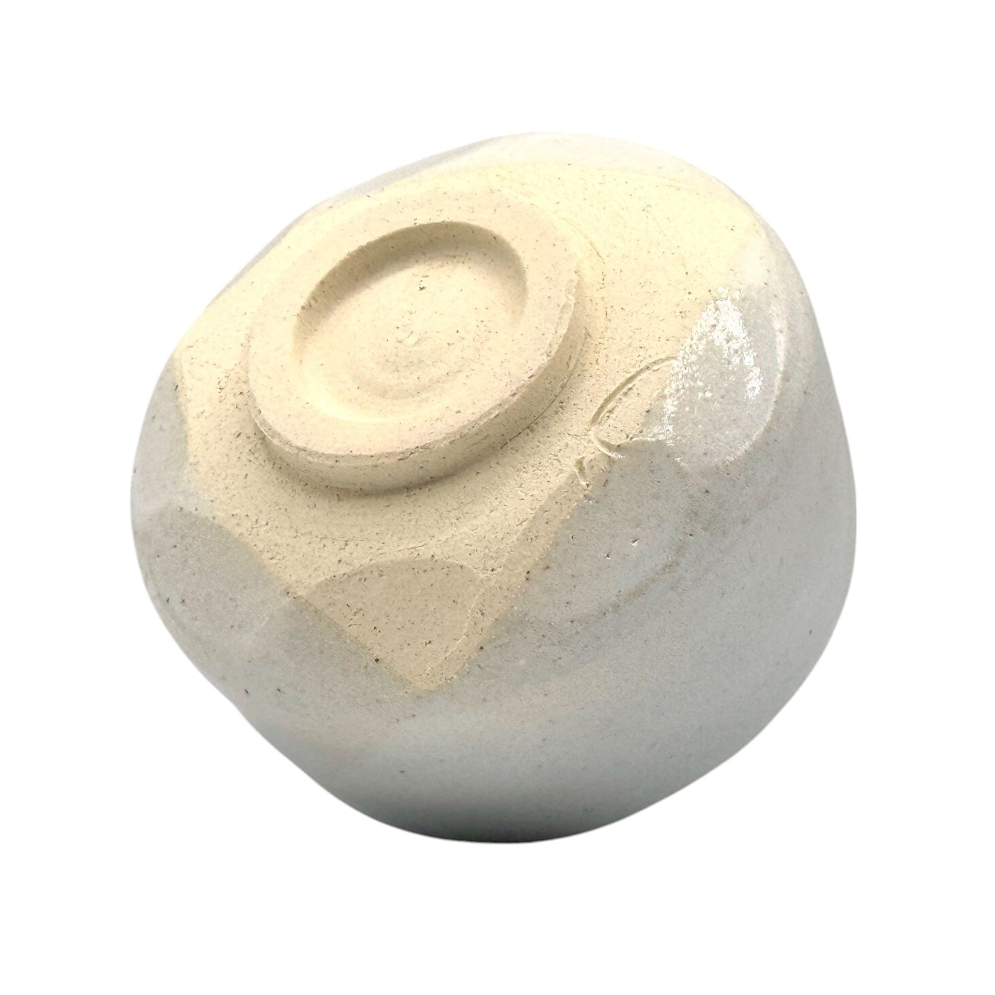 Oshiroi Yuzu White Mino-yaki Chawan - Japanese Matcha Bowl