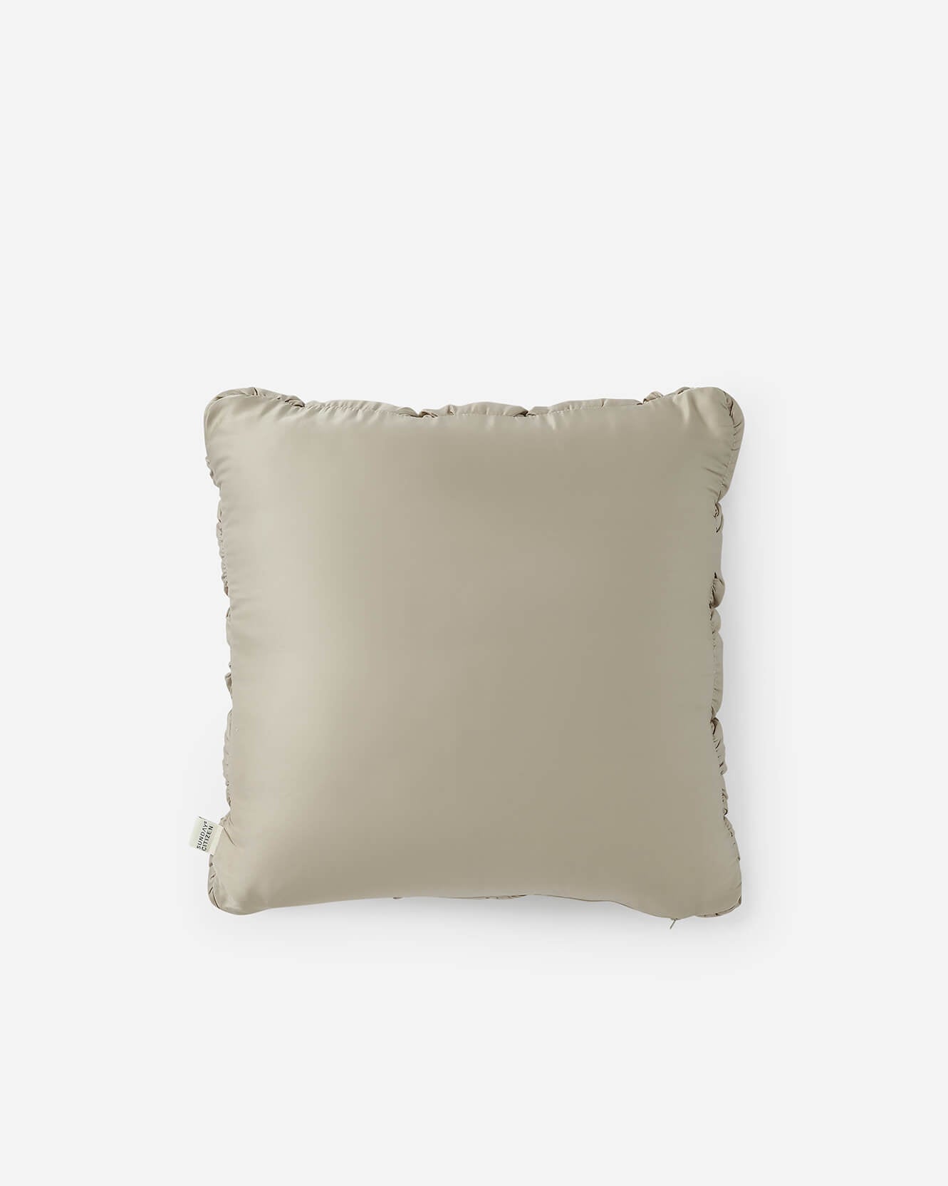 Silky Lyocell Puff Throw Pillow