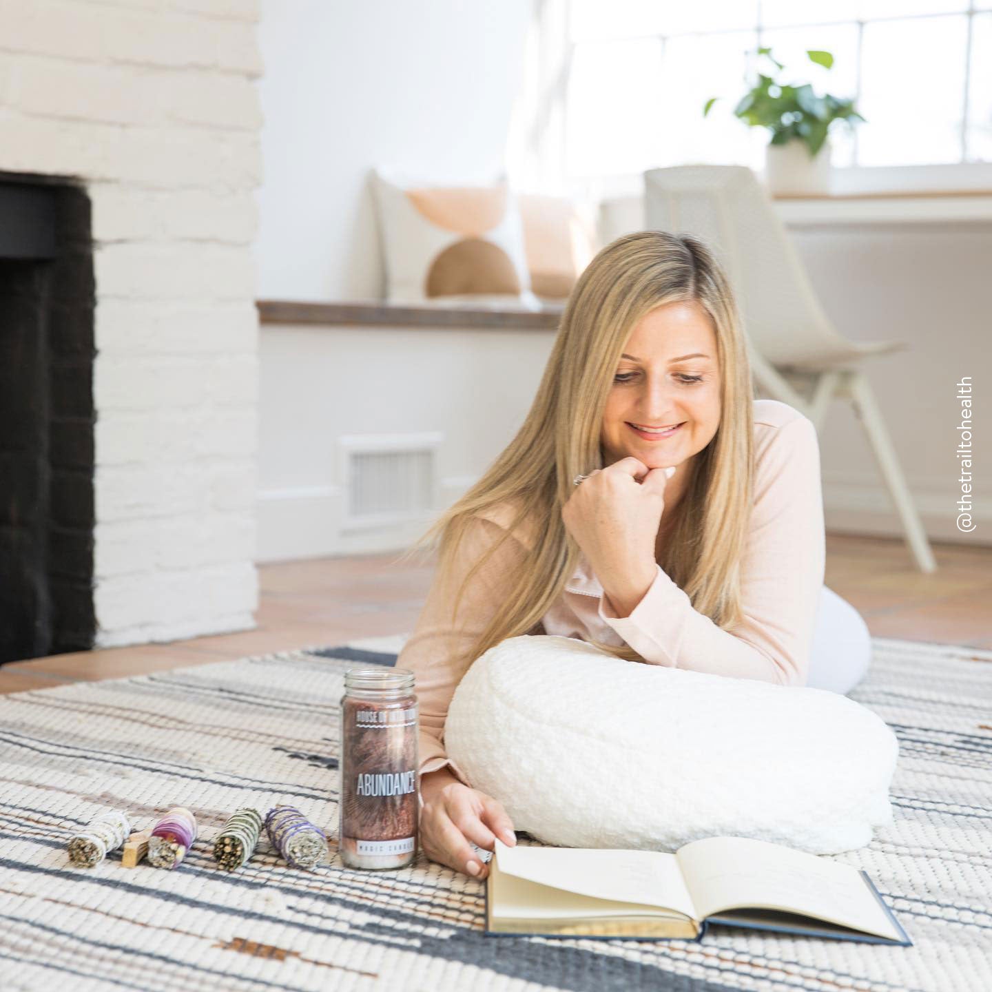 Crystal Meditation Pillow