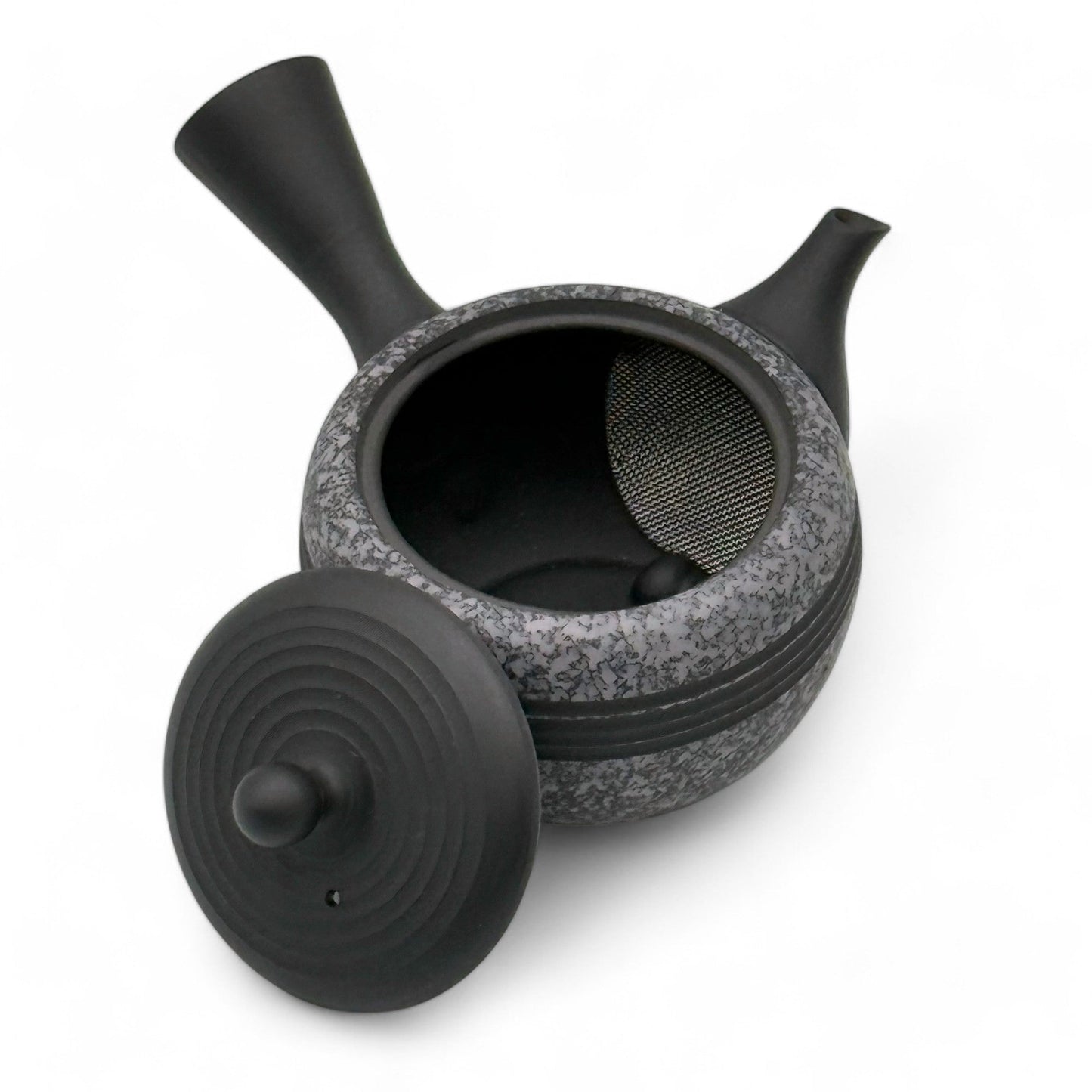 Komaru Gray Tokoname-yaki Kyusu by Haku yō - Japanese Mini Teapot