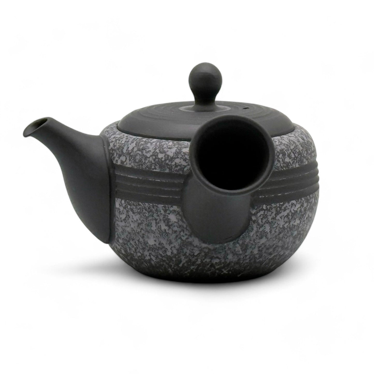 Komaru Gray Tokoname-yaki Kyusu by Haku yō - Japanese Mini Teapot