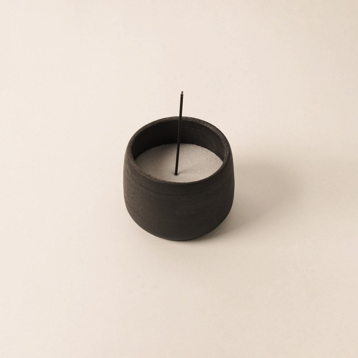 Versatile Black Clay Ceramic Cup