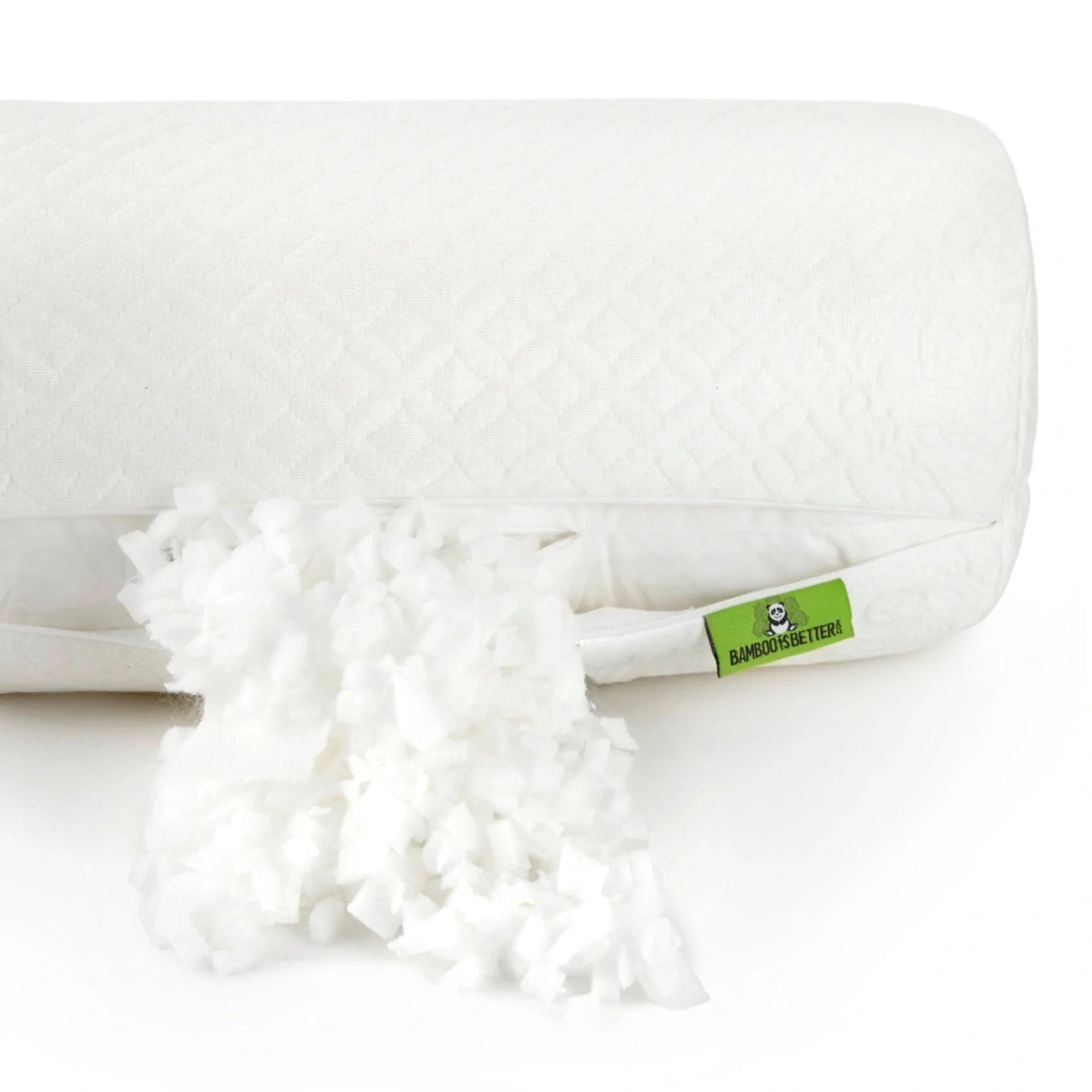 Ergonomic Cooling Bamboo Bolster Pillow