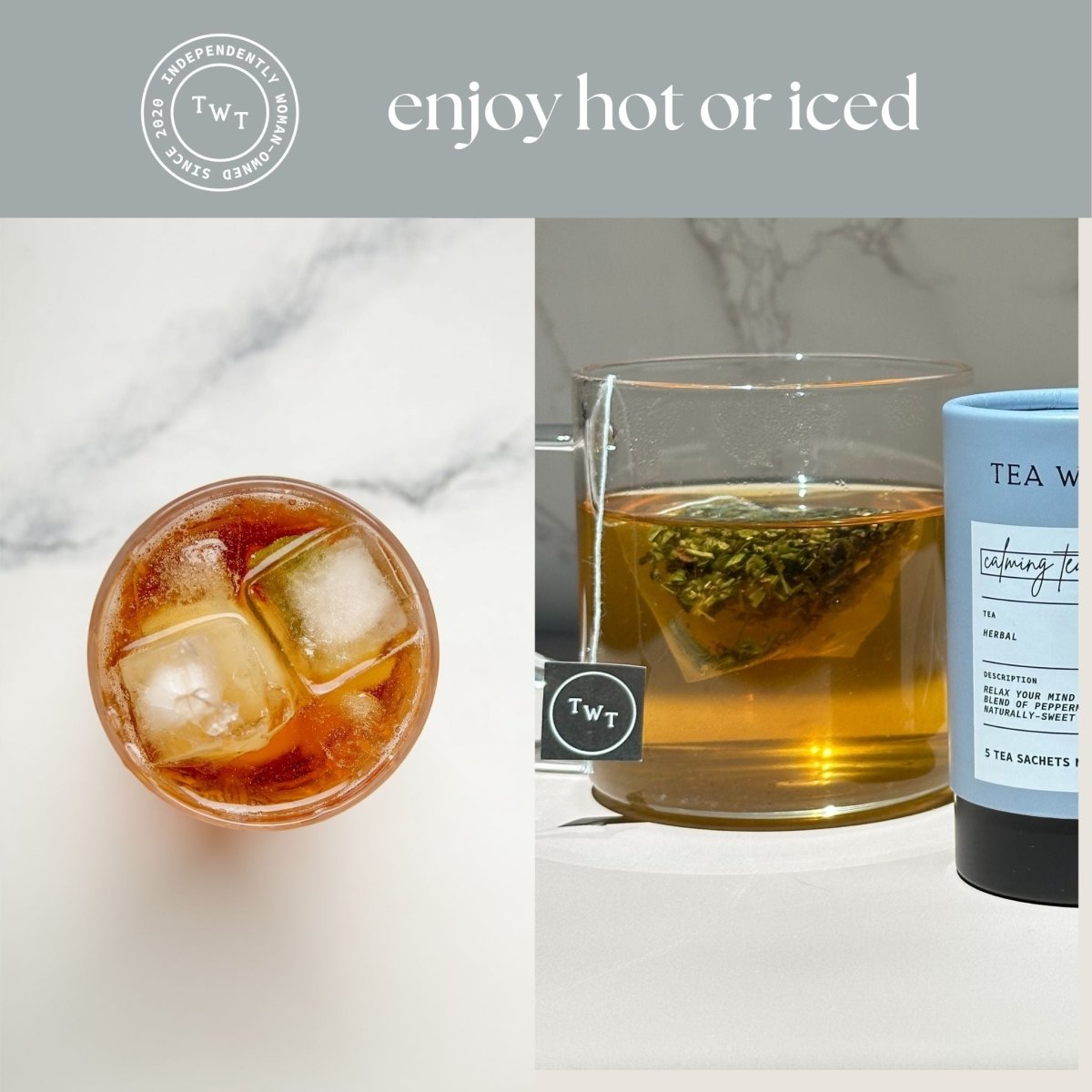 Calming Tea Mini Tea Tube (5 tea bags)