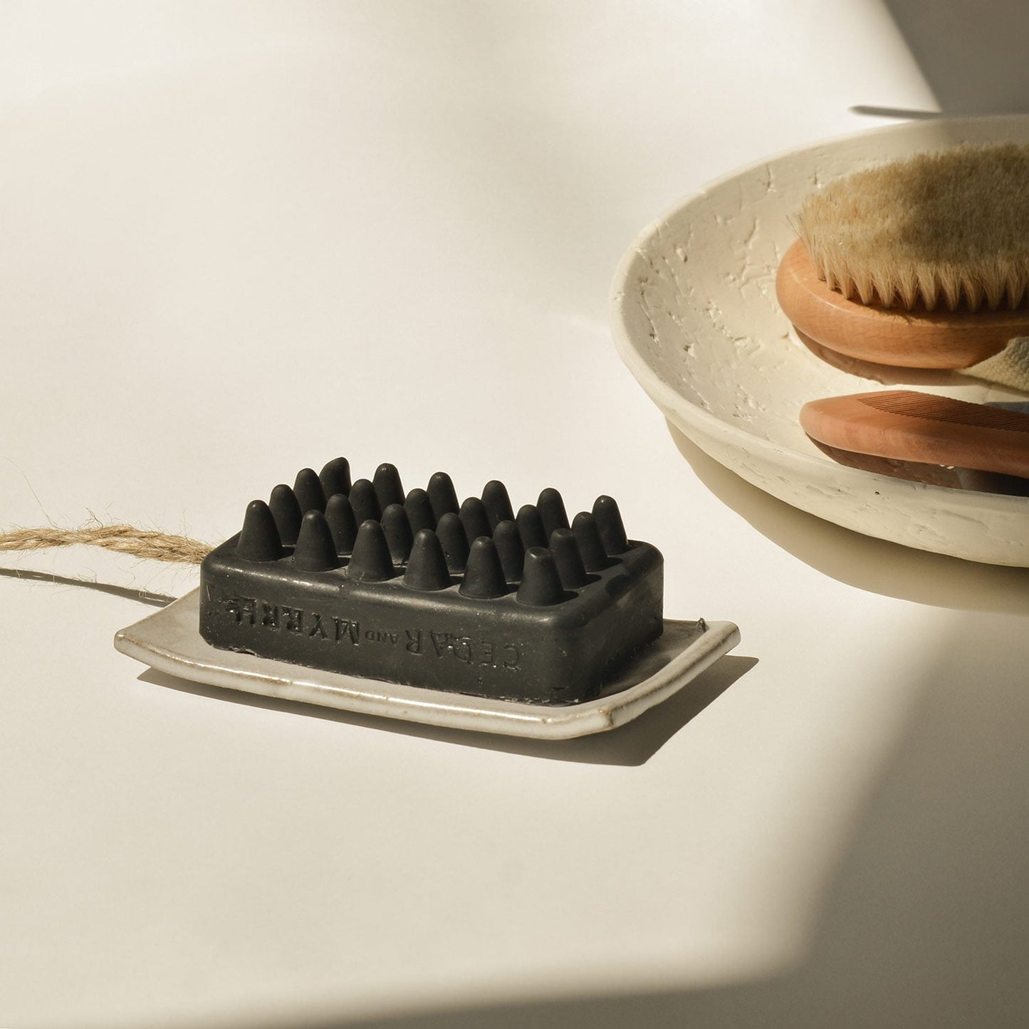 Sand Ceramic Soap Dish