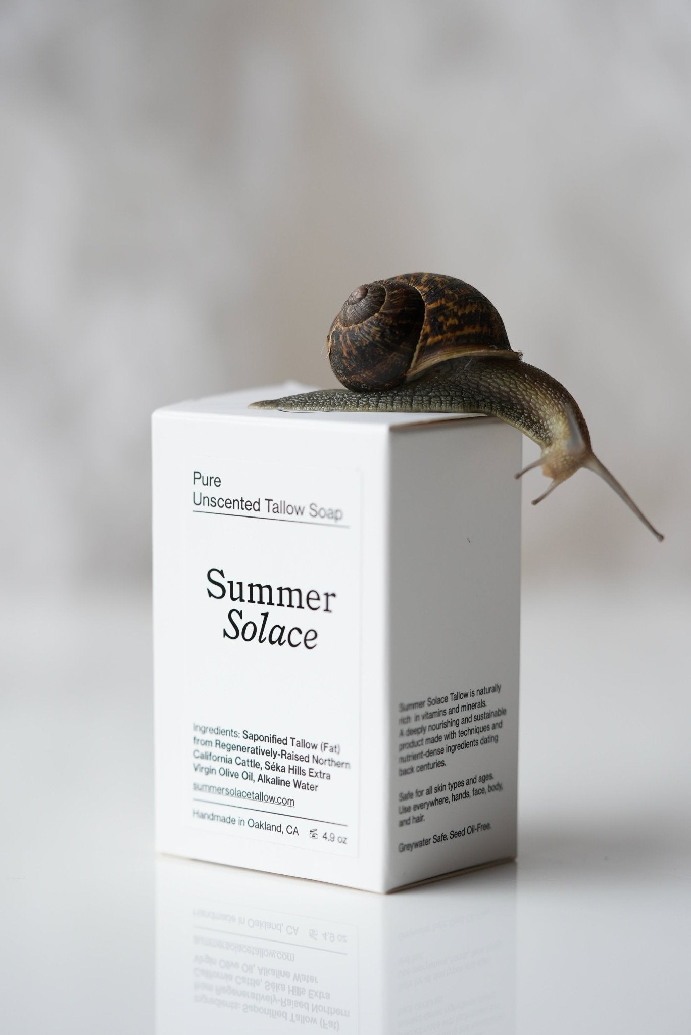 Pure Unscented – Tallow Bar Soap for Sensitive Skin