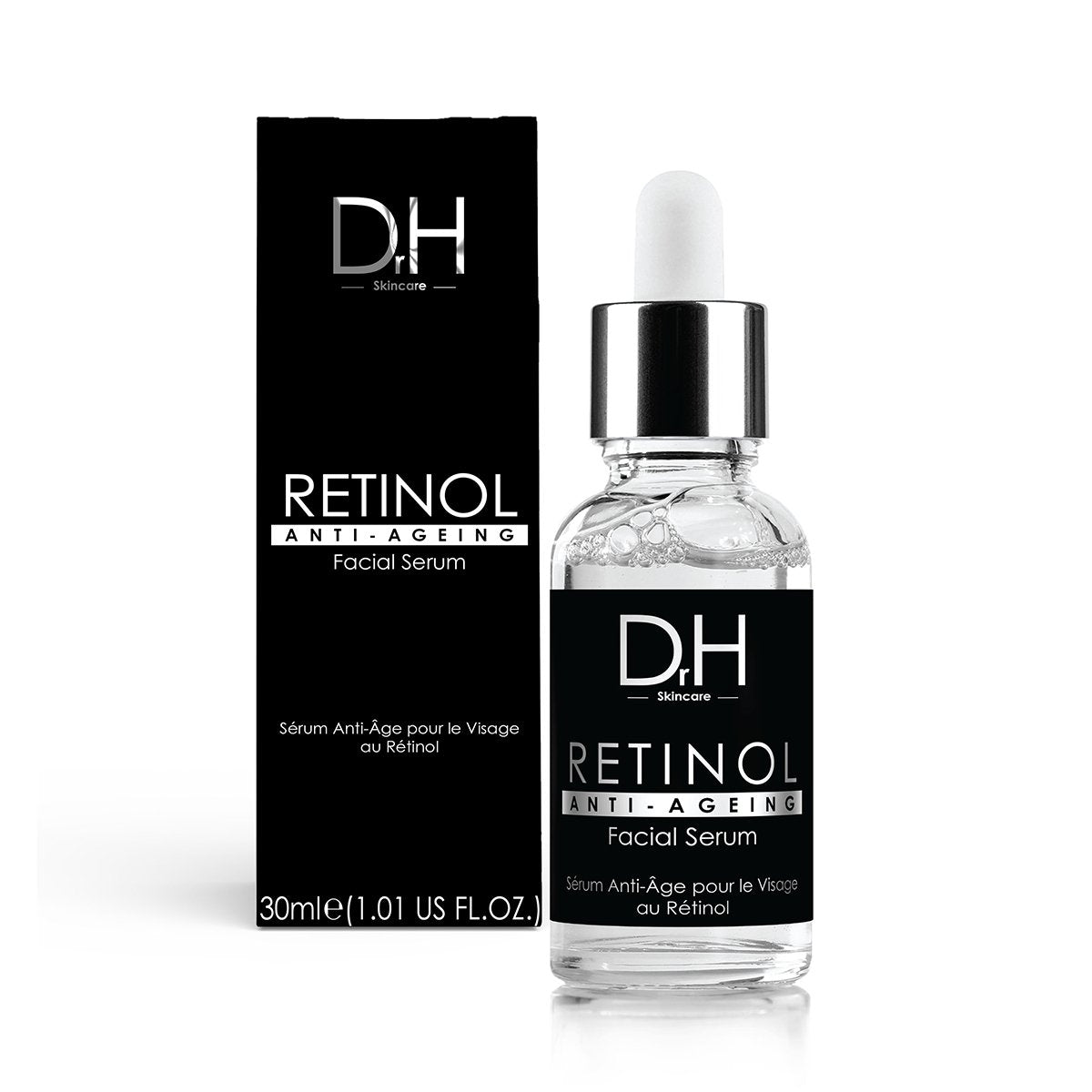 Retinol Anti-Ageing Night Moisturiser 60ml + Anti-Aging Retinol Facial Serum 30ml
