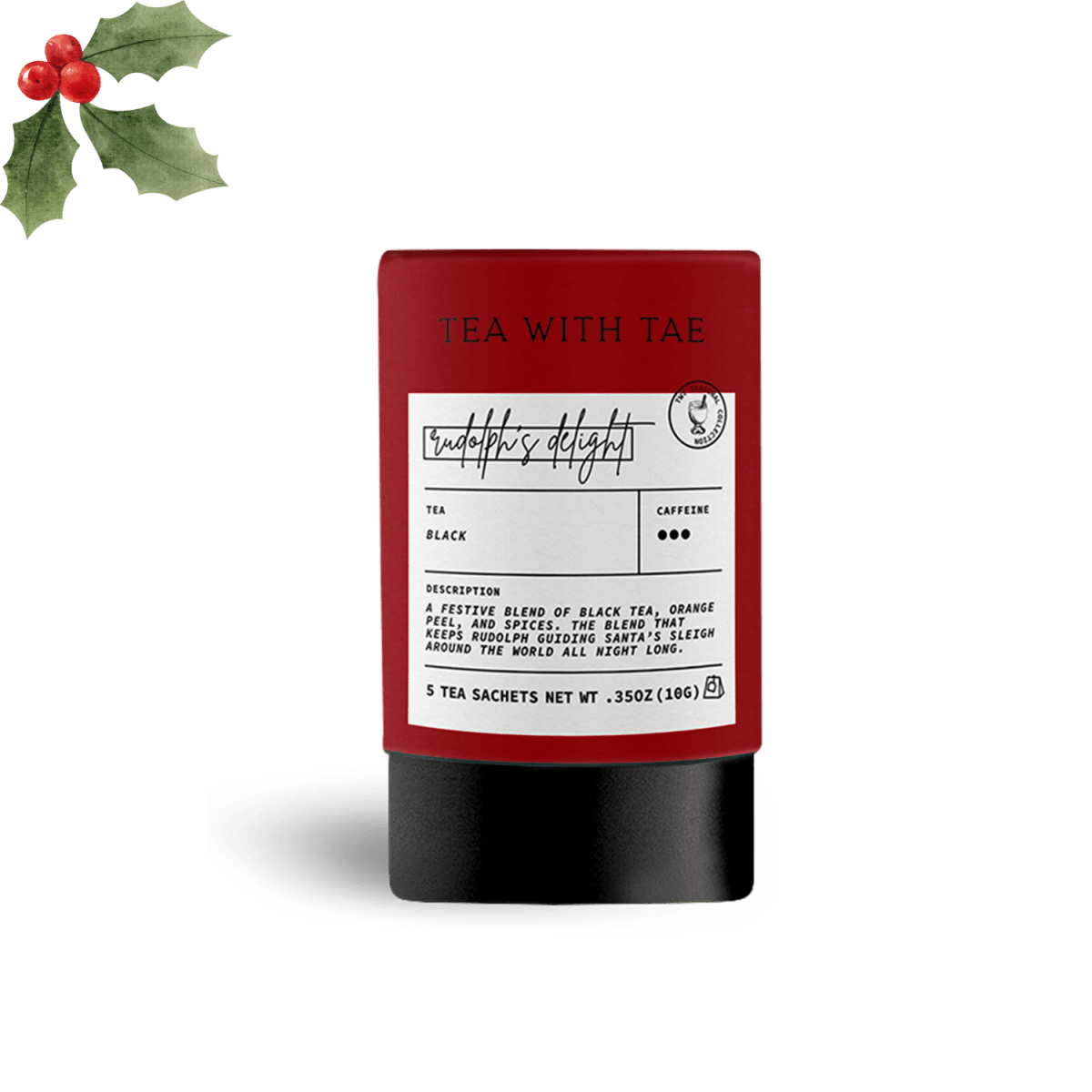 Rudolph's Delight Mini Tea Tube (5 tea bags)