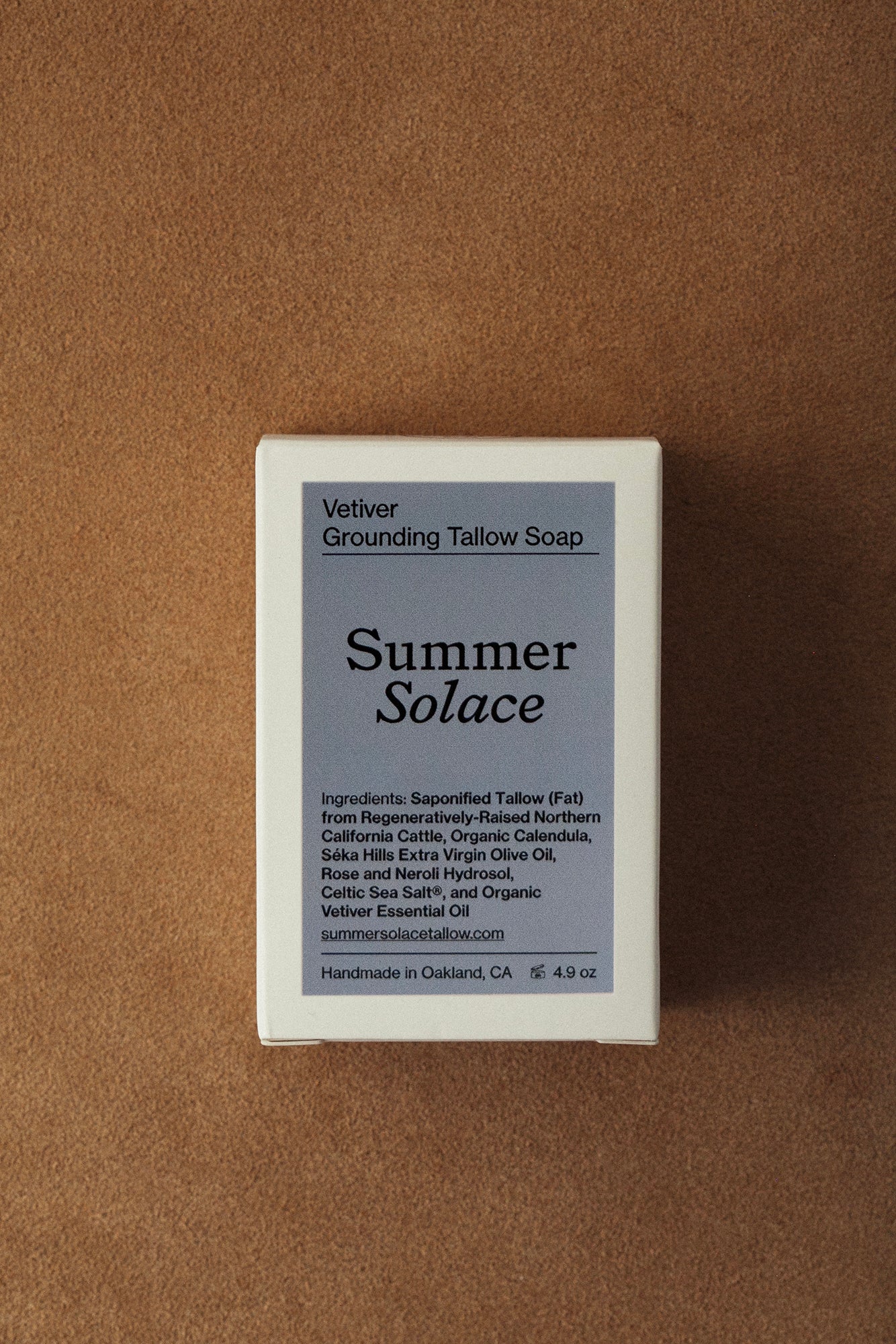 Vetiver Grounding Soap – Earthy Bar for Calm & Balance