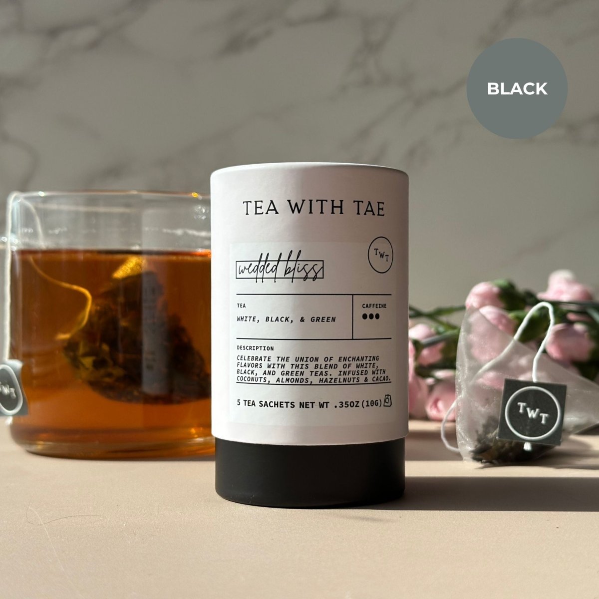Wedded Bliss Mini Tea Tube (5 tea bags)