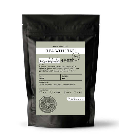 Yuzu Kukicha Loose Leaf Pouch (3oz. or 1lbs.)